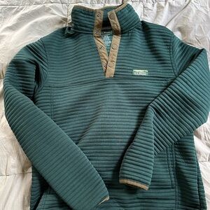 LL Bean 1/4 Button Down Sweathsirt